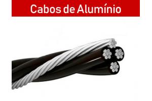 Cabo de Alumínio Quadruplex 70mm² - 0,6/1kv (3 fases Isoladas + 1 neutro NU)