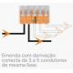 Conector de emenda com 5 polos de 0,2mm² A 4mm² 221-415 WAGO