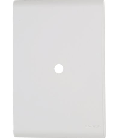 Placa 2x4 - 1 furo Branco Liz TRAMONTINA