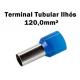 Terminal pré-isolado Tubular Curto 120mm