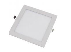 Painel de Led 6W Quadrado 12cm Slim de Embutir Branco Frio 6500K Bivolt